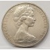 AUSTRALIA 1981 . TWENTY 20  CENTS COIN . VARIETY . 3 1/2 CLAW WITH BAG MARKS